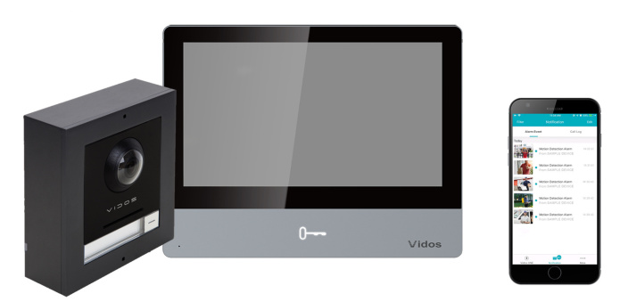 VIDOS Zestaw wideodomofonu IP S2101_M2010